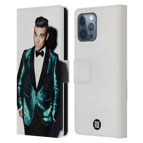 Robbie Williams Calendar White Background Leather Book Wallet Case Cover For Apple iPhone 12 Pro Max