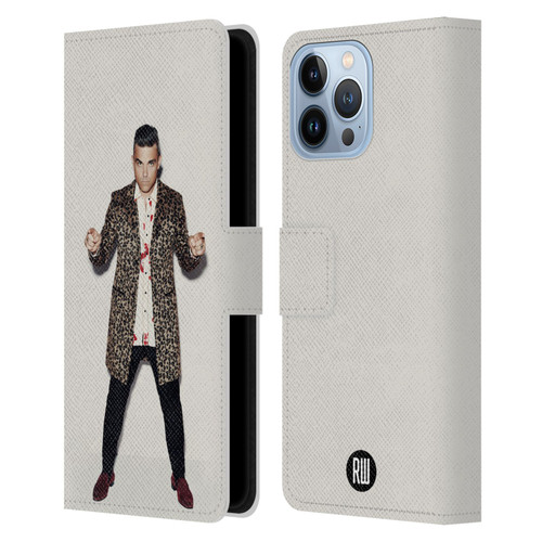 Robbie Williams Calendar Animal Print Coat Leather Book Wallet Case Cover For Apple iPhone 13 Pro Max