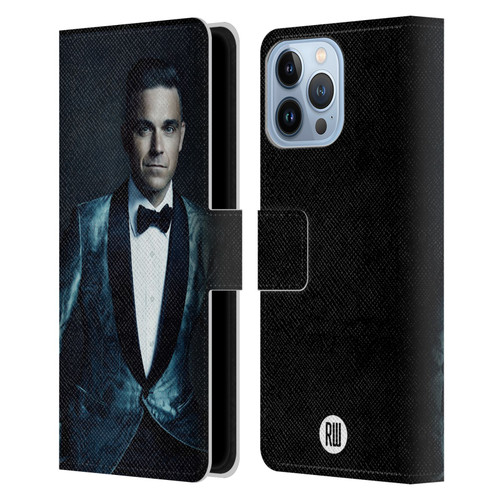 Robbie Williams Calendar Dark Background Leather Book Wallet Case Cover For Apple iPhone 13 Pro Max