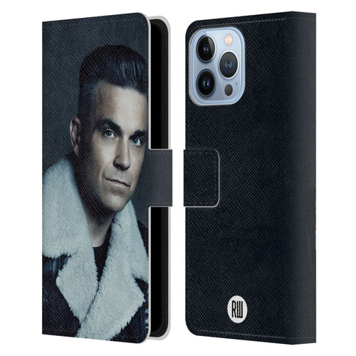 Robbie Williams Calendar Leather Jacket Leather Book Wallet Case Cover For Apple iPhone 13 Pro Max