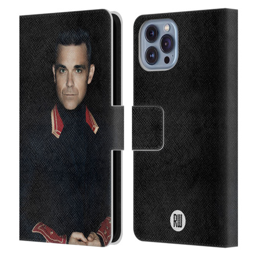 Robbie Williams Calendar Portrait Leather Book Wallet Case Cover For Apple iPhone 14