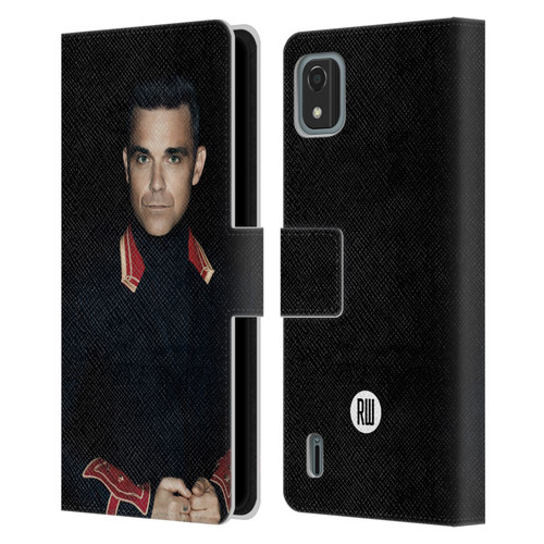 Robbie Williams Calendar Portrait Leather Book Wallet Case Cover For Nokia C2 2nd Edition