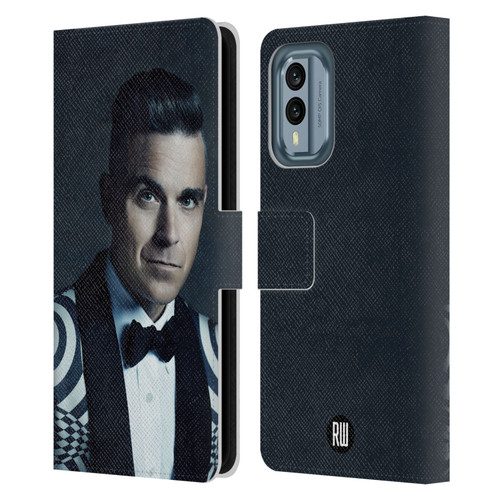 Robbie Williams Calendar Printed Tux Leather Book Wallet Case Cover For Nokia X30
