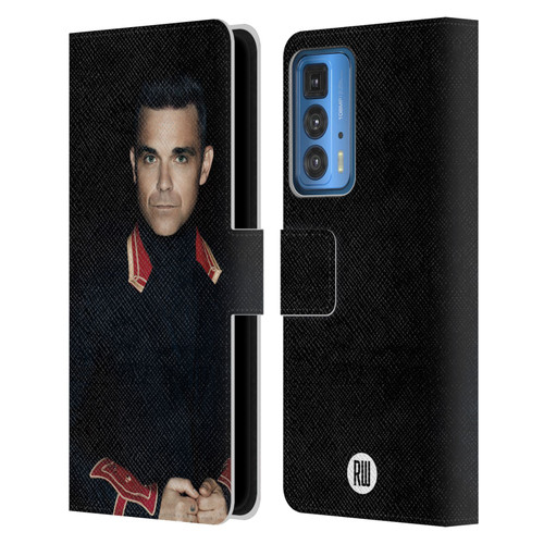 Robbie Williams Calendar Portrait Leather Book Wallet Case Cover For Motorola Edge 20 Pro
