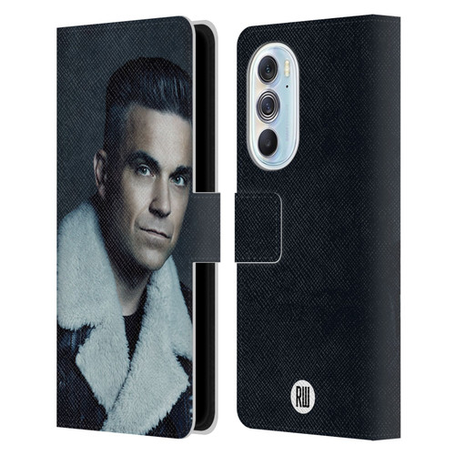 Robbie Williams Calendar Leather Jacket Leather Book Wallet Case Cover For Motorola Edge X30