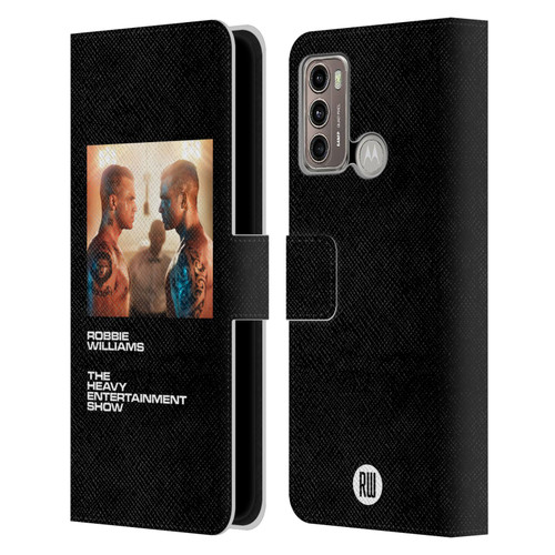 Robbie Williams Calendar The Heavy Entertainment Show Leather Book Wallet Case Cover For Motorola Moto G60 / Moto G40 Fusion