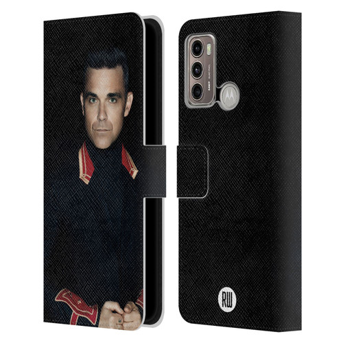 Robbie Williams Calendar Portrait Leather Book Wallet Case Cover For Motorola Moto G60 / Moto G40 Fusion