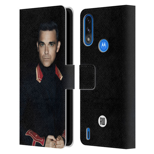 Robbie Williams Calendar Portrait Leather Book Wallet Case Cover For Motorola Moto E7 Power / Moto E7i Power