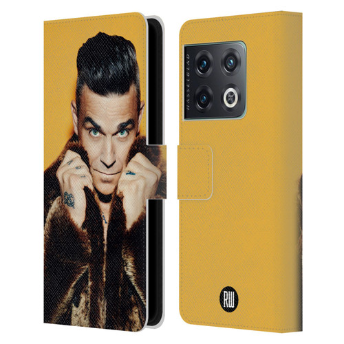 Robbie Williams Calendar Fur Coat Leather Book Wallet Case Cover For OnePlus 10 Pro