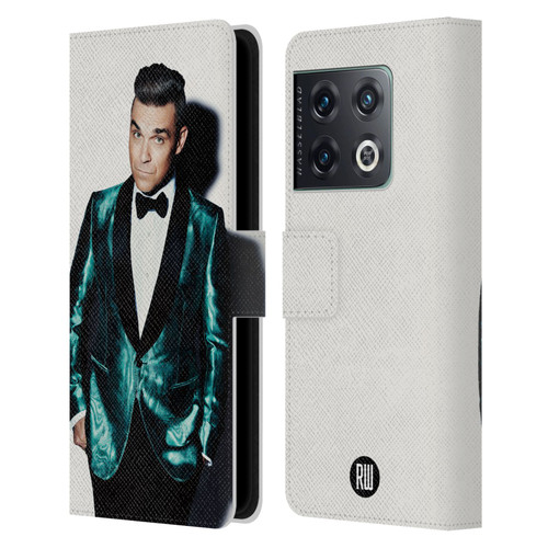 Robbie Williams Calendar White Background Leather Book Wallet Case Cover For OnePlus 10 Pro