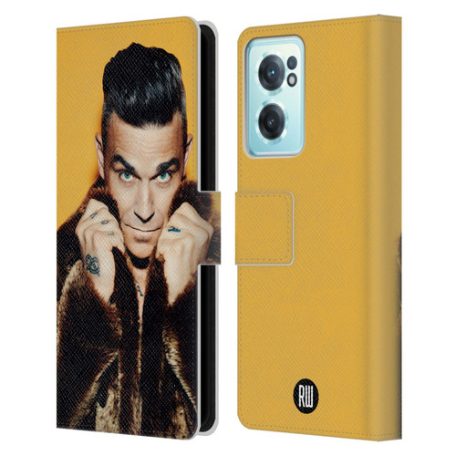Robbie Williams Calendar Fur Coat Leather Book Wallet Case Cover For OnePlus Nord CE 2 5G