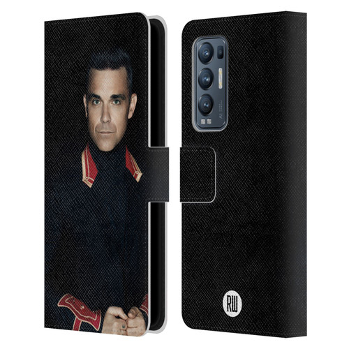 Robbie Williams Calendar Portrait Leather Book Wallet Case Cover For OPPO Find X3 Neo / Reno5 Pro+ 5G