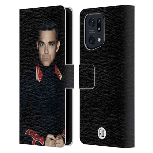 Robbie Williams Calendar Portrait Leather Book Wallet Case Cover For OPPO Find X5 Pro