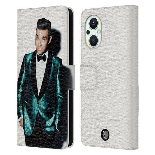 Robbie Williams Calendar White Background Leather Book Wallet Case Cover For OPPO Reno8 Lite