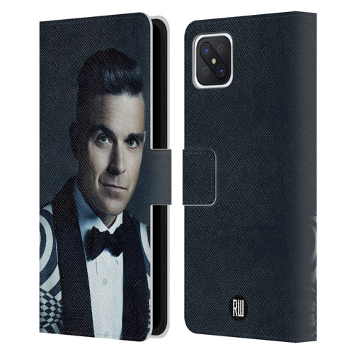 Robbie Williams Calendar Printed Tux Leather Book Wallet Case Cover For OPPO Reno4 Z 5G