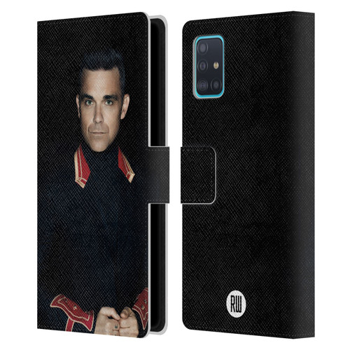 Robbie Williams Calendar Portrait Leather Book Wallet Case Cover For Samsung Galaxy A51 (2019)