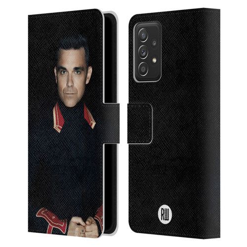 Robbie Williams Calendar Portrait Leather Book Wallet Case Cover For Samsung Galaxy A52 / A52s / 5G (2021)