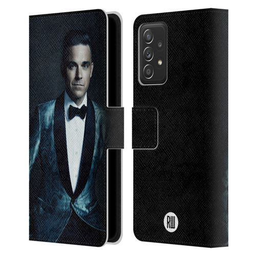 Robbie Williams Calendar Dark Background Leather Book Wallet Case Cover For Samsung Galaxy A53 5G (2022)