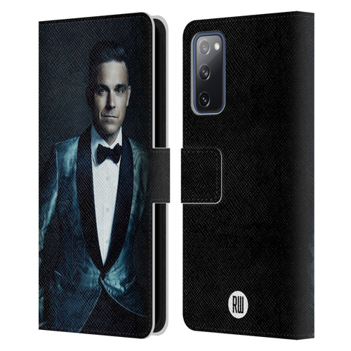 Robbie Williams Calendar Dark Background Leather Book Wallet Case Cover For Samsung Galaxy S20 FE / 5G
