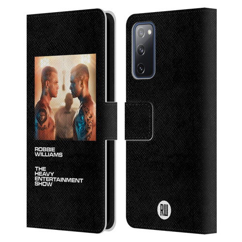Robbie Williams Calendar The Heavy Entertainment Show Leather Book Wallet Case Cover For Samsung Galaxy S20 FE / 5G