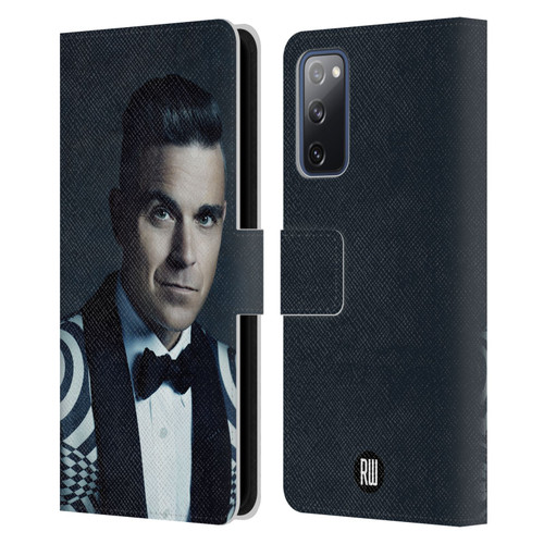 Robbie Williams Calendar Printed Tux Leather Book Wallet Case Cover For Samsung Galaxy S20 FE / 5G