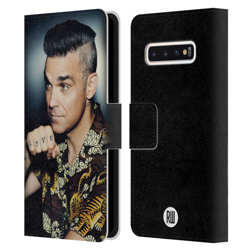 Robbie Williams Calendar Love Tattoo Leather Book Wallet Case Cover For Samsung Galaxy S10