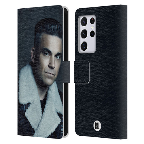 Robbie Williams Calendar Leather Jacket Leather Book Wallet Case Cover For Samsung Galaxy S21 Ultra 5G