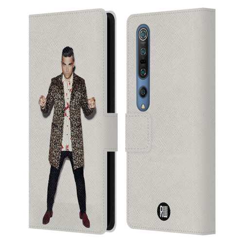 Robbie Williams Calendar Animal Print Coat Leather Book Wallet Case Cover For Xiaomi Mi 10 5G / Mi 10 Pro 5G