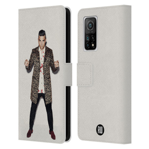 Robbie Williams Calendar Animal Print Coat Leather Book Wallet Case Cover For Xiaomi Mi 10T 5G