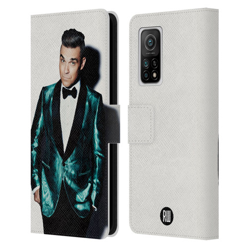 Robbie Williams Calendar White Background Leather Book Wallet Case Cover For Xiaomi Mi 10T 5G