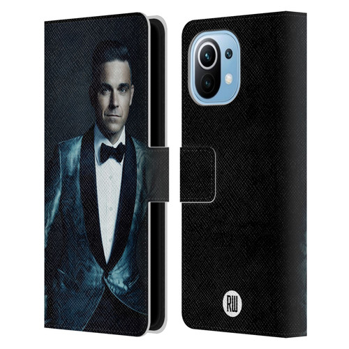 Robbie Williams Calendar Dark Background Leather Book Wallet Case Cover For Xiaomi Mi 11