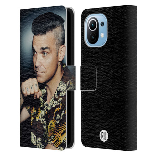 Robbie Williams Calendar Love Tattoo Leather Book Wallet Case Cover For Xiaomi Mi 11