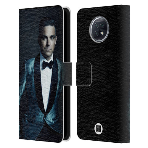 Robbie Williams Calendar Dark Background Leather Book Wallet Case Cover For Xiaomi Redmi Note 9T 5G
