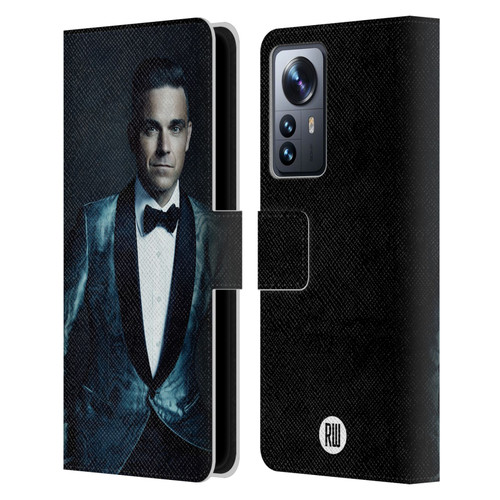 Robbie Williams Calendar Dark Background Leather Book Wallet Case Cover For Xiaomi 12 Pro