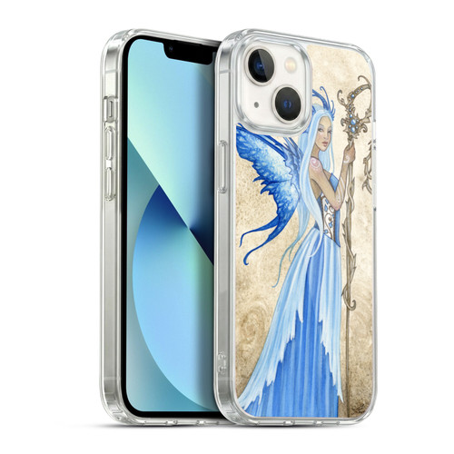 Amy Brown Elemental Series Blue Goddess Soft Gel Case for Apple iPhone 13