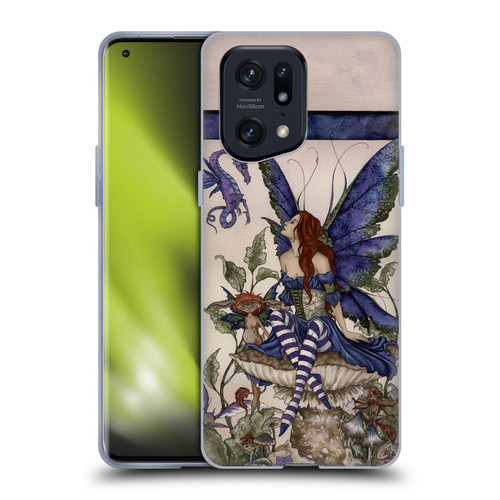 Amy Brown Pixies Bottom Of The Garden Soft Gel Case for OPPO Find X5 Pro