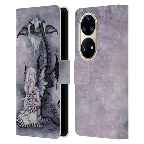 Amy Brown Folklore Evie And The Nightmare Leather Book Wallet Case Cover For Huawei P50 Pro
