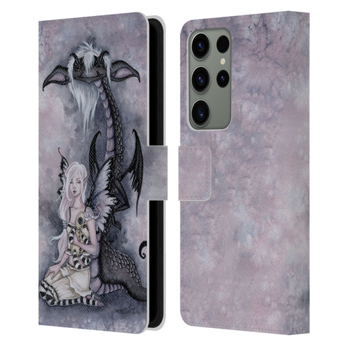 Amy Brown Folklore Evie And The Nightmare Leather Book Wallet Case Cover For Samsung Galaxy S23 Ultra 5G