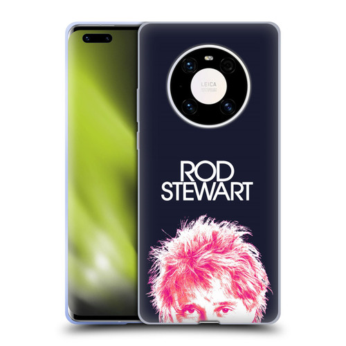 Rod Stewart Art Neon Soft Gel Case for Huawei Mate 40 Pro 5G