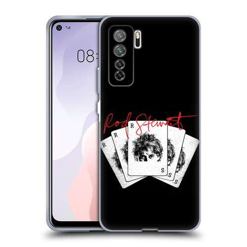 Rod Stewart Art Poker Hand Soft Gel Case for Huawei Nova 7 SE/P40 Lite 5G