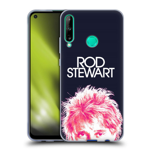 Rod Stewart Art Neon Soft Gel Case for Huawei P40 lite E