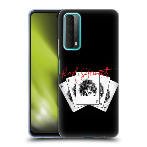 Rod Stewart Art Poker Hand Soft Gel Case for Huawei P Smart (2021)