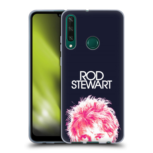 Rod Stewart Art Neon Soft Gel Case for Huawei Y6p