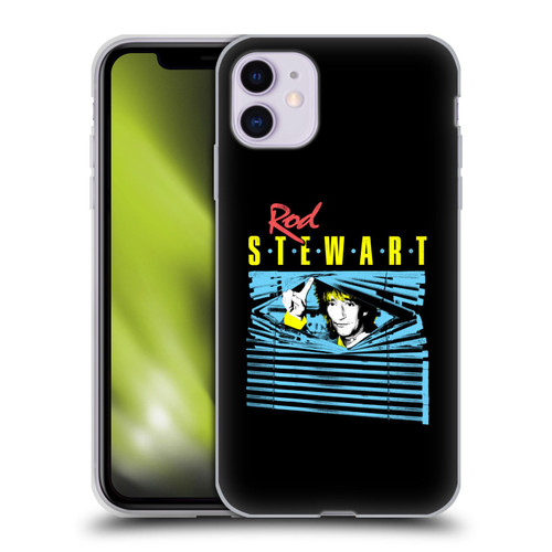 Rod Stewart Art Blinds Soft Gel Case for Apple iPhone 11