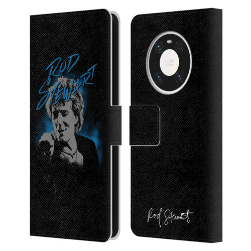 Rod Stewart Art Scribble Leather Book Wallet Case Cover For Huawei Mate 40 Pro 5G