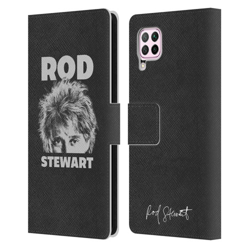 Rod Stewart Art Black And White Leather Book Wallet Case Cover For Huawei Nova 6 SE / P40 Lite