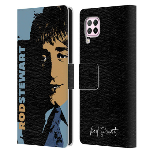 Rod Stewart Art Yesterday Retro Leather Book Wallet Case Cover For Huawei Nova 6 SE / P40 Lite