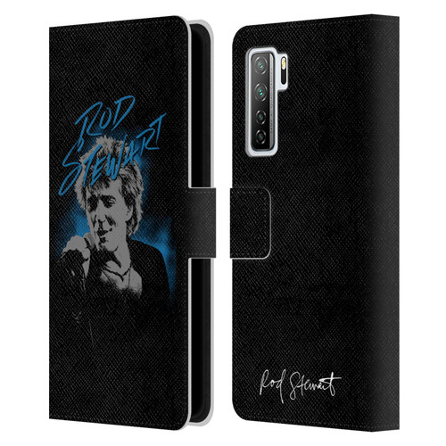 Rod Stewart Art Scribble Leather Book Wallet Case Cover For Huawei Nova 7 SE/P40 Lite 5G