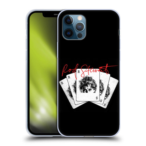Rod Stewart Art Poker Hand Soft Gel Case for Apple iPhone 12 / iPhone 12 Pro
