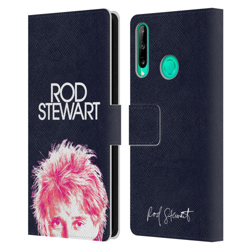 Rod Stewart Art Neon Leather Book Wallet Case Cover For Huawei P40 lite E